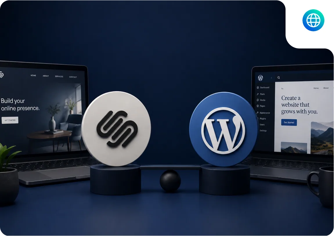 Squarespace vs WordPress 2026